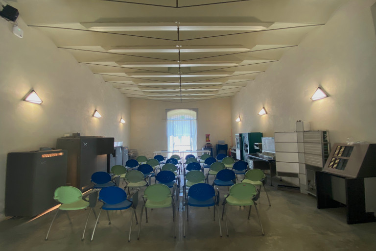 La salle des grands calculateurs d'Olivetti